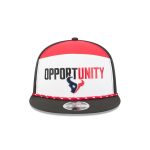 Houston Texans 2025 Inspire Change Split Panel 9FIFTY Snapback Hat