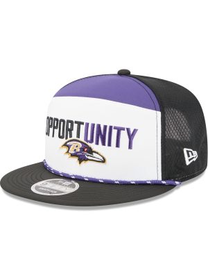 Baltimore Ravens 2025 Inspire Change Split Panel 9FIFTY Snapback Hat