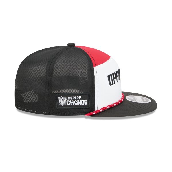 Atlanta Falcons 2025 Inspire Change Split Panel 9FIFTY Snapback Hat
