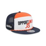 Chicago Bears 2025 Inspire Change Split Panel 9FIFTY Snapback Hat