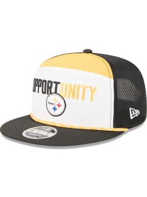 Pittsburgh Steelers 2025 Inspire Change Split Panel 9FIFTY Snapback Hat