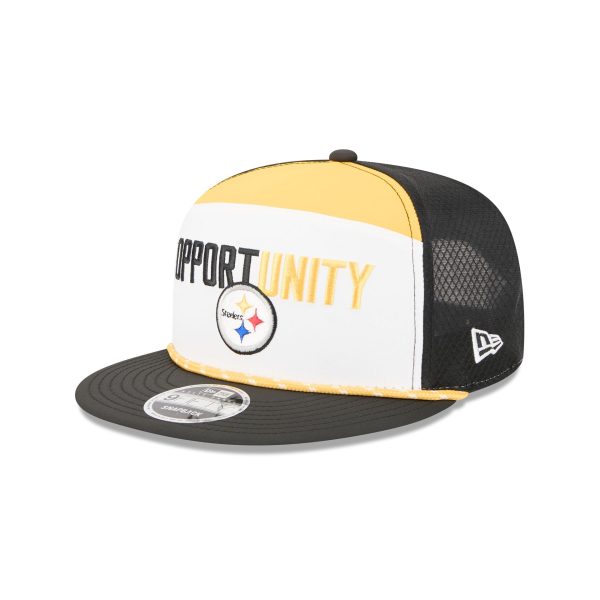 Pittsburgh Steelers 2025 Inspire Change Split Panel 9FIFTY Snapback Hat