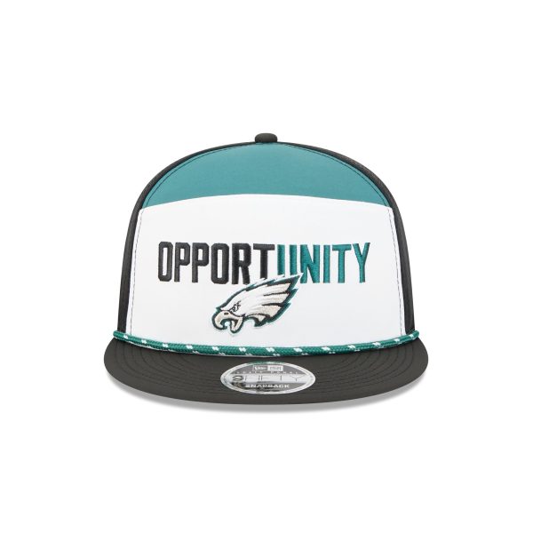 Philadelphia Eagles 2025 Inspire Change Split Panel 9FIFTY Snapback Hat