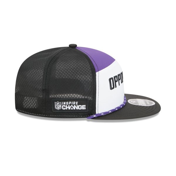 Minnesota Vikings 2025 Inspire Change Split Panel 9FIFTY Snapback Hat