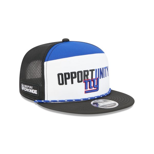New York Giants 2025 Inspire Change Split Panel 9FIFTY Snapback Hat