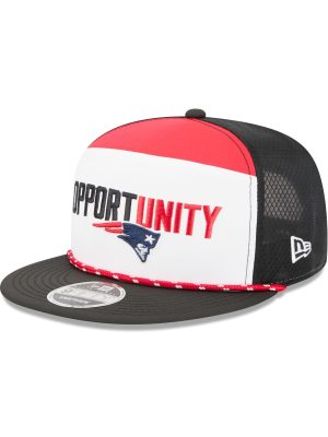 New England Patriots 2025 Inspire Change Split Panel 9FIFTY Snapback Hat