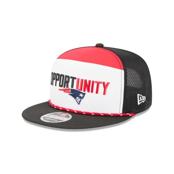 New England Patriots 2025 Inspire Change Split Panel 9FIFTY Snapback Hat