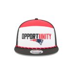 New England Patriots 2025 Inspire Change Split Panel 9FIFTY Snapback Hat