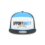 Los Angeles Chargers 2025 Inspire Change Split Panel 9FIFTY Snapback Hat