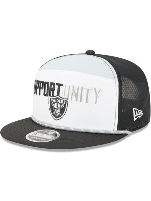 Las Vegas Raiders 2025 Inspire Change Split Panel 9FIFTY Snapback Hat