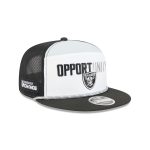Las Vegas Raiders 2025 Inspire Change Split Panel 9FIFTY Snapback Hat