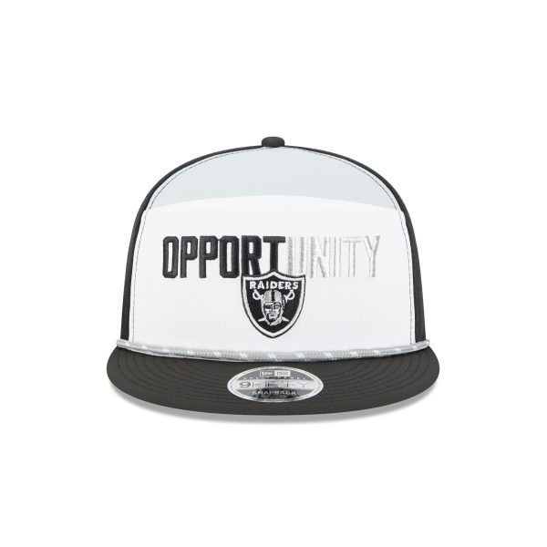 Las Vegas Raiders 2025 Inspire Change Split Panel 9FIFTY Snapback Hat