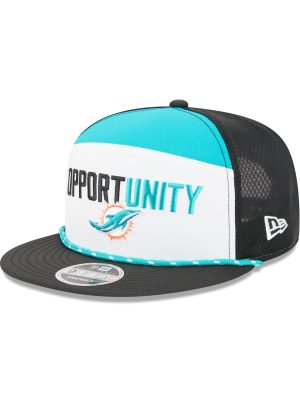 Miami Dolphins 2025 Inspire Change Split Panel 9FIFTY Snapback Hat