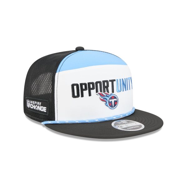 Tennessee Titans 2025 Inspire Change Split Panel 9FIFTY Snapback Hat