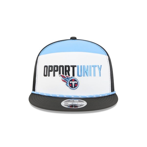 Tennessee Titans 2025 Inspire Change Split Panel 9FIFTY Snapback Hat