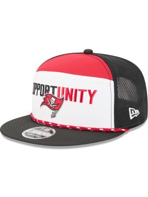 Tampa Bay Buccaneers 2025 Inspire Change Split Panel 9FIFTY Snapback Hat