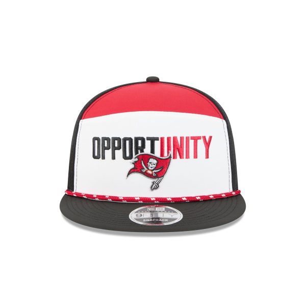 Tampa Bay Buccaneers 2025 Inspire Change Split Panel 9FIFTY Snapback Hat