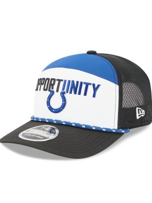 Indianapolis Colts 2025 Inspire Change Split Panel 9SEVENTY Trucker Hat