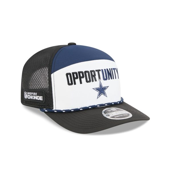 Dallas Cowboys 2025 Inspire Change Split Panel 9SEVENTY Trucker Hat