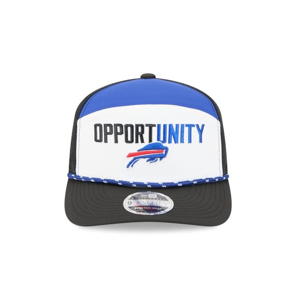 Buffalo Bills 2025 Inspire Change Split Panel 9SEVENTY Trucker Hat