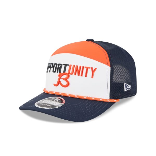 Chicago Bears 2025 Inspire Change Split Panel 9SEVENTY Trucker Hat