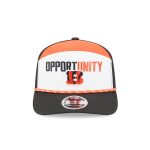 Cincinnati Bengals 2025 Inspire Change Split Panel 9SEVENTY Trucker Hat
