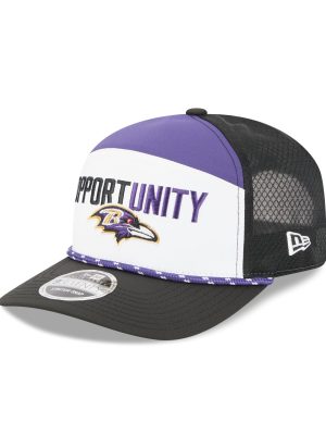 Baltimore Ravens 2025 Inspire Change Split Panel 9SEVENTY Trucker Hat