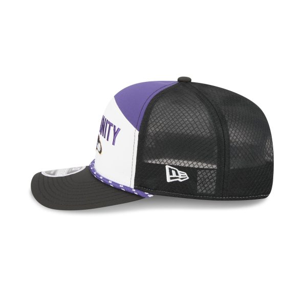Baltimore Ravens 2025 Inspire Change Split Panel 9SEVENTY Trucker Hat