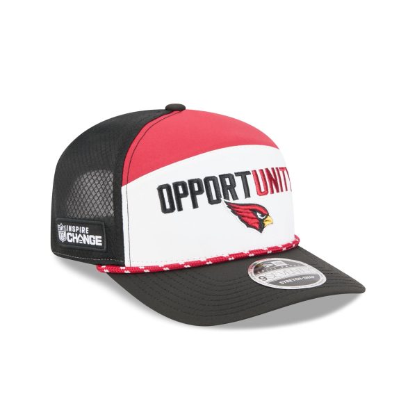 Arizona Cardinals 2025 Inspire Change Split Panel 9SEVENTY Trucker Hat