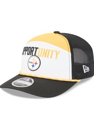 Pittsburgh Steelers 2025 Inspire Change Split Panel 9SEVENTY Trucker Hat