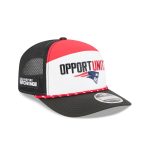 New England Patriots 2025 Inspire Change Split Panel 9SEVENTY Trucker Hat