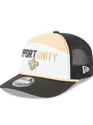 New Orleans Saints 2025 Inspire Change Split Panel 9SEVENTY Trucker Hat