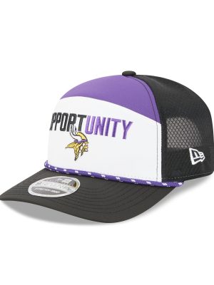 Minnesota Vikings 2025 Inspire Change Split Panel 9SEVENTY Trucker Hat