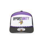 Minnesota Vikings 2025 Inspire Change Split Panel 9SEVENTY Trucker Hat