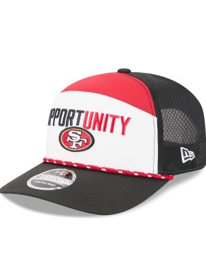 San Francisco 49ers 2025 Inspire Change Split Panel 9SEVENTY Trucker Hat
