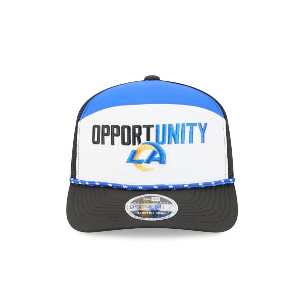 Los Angeles Rams 2025 Inspire Change Split Panel 9SEVENTY Trucker Hat