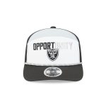 Las Vegas Raiders 2025 Inspire Change Split Panel 9SEVENTY Trucker Hat