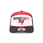 Tampa Bay Buccaneers 2025 Inspire Change Split Panel 9SEVENTY Trucker Hat