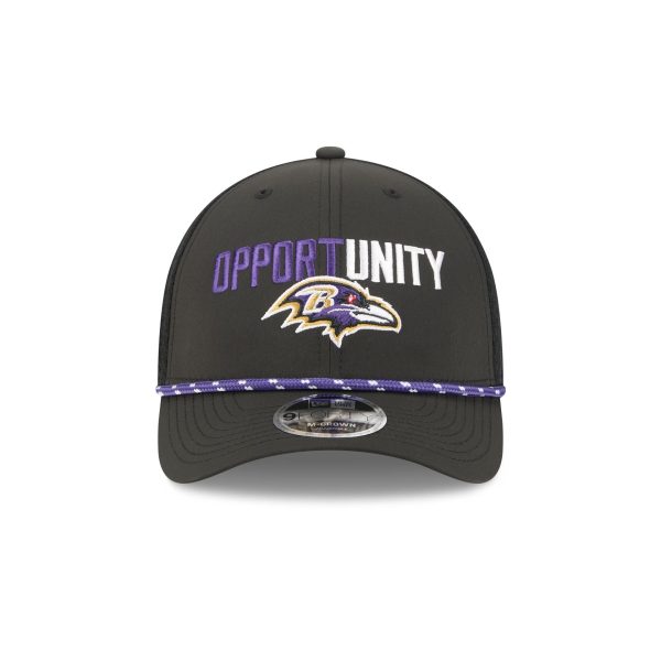 Baltimore Ravens 2025 Inspire Change 9FORTY M-Crown Snapback Hat