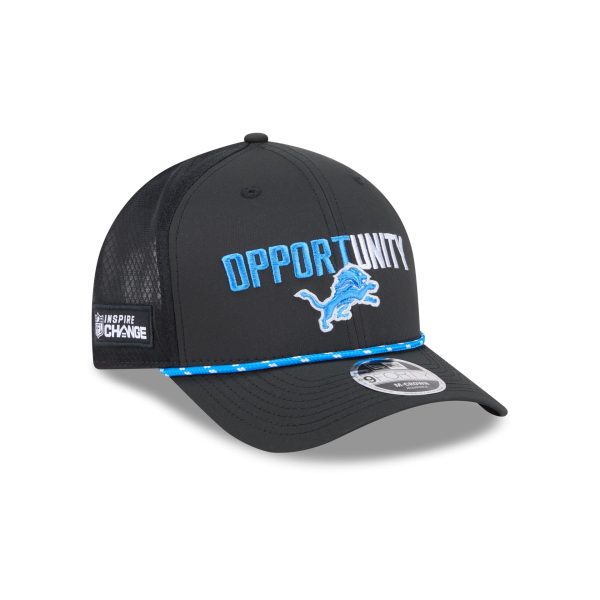 Detroit Lions 2025 Inspire Change 9FORTY M-Crown Snapback Hat