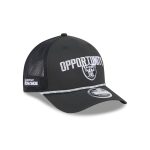 Las Vegas Raiders 2025 Inspire Change 9FORTY M-Crown Snapback Hat