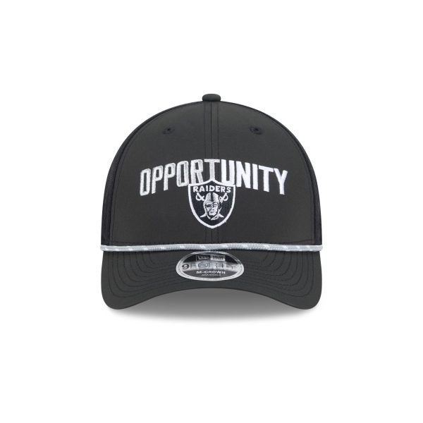 Las Vegas Raiders 2025 Inspire Change 9FORTY M-Crown Snapback Hat