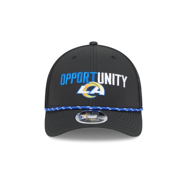 Los Angeles Rams 2025 Inspire Change 9FORTY M-Crown Snapback Hat