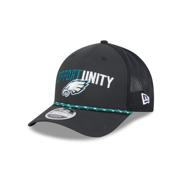 Philadelphia Eagles 2025 Inspire Change 9FORTY M-Crown Snapback Hat