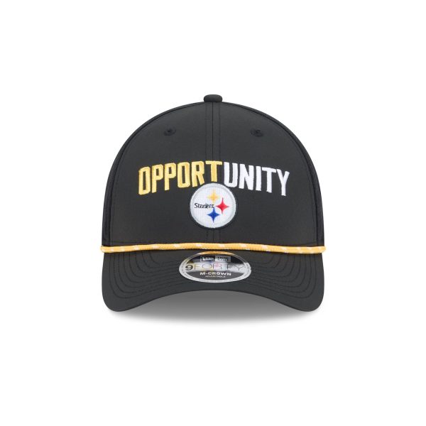 Pittsburgh Steelers 2025 Inspire Change 9FORTY M-Crown Snapback Hat
