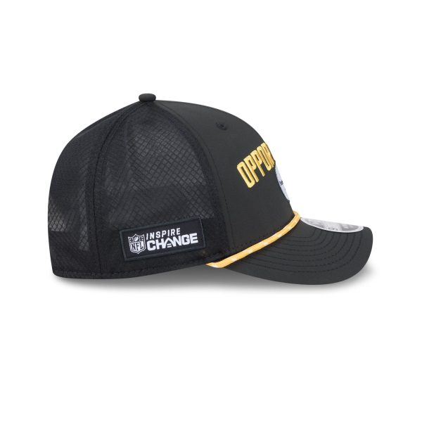 Pittsburgh Steelers 2025 Inspire Change 9FORTY M-Crown Snapback Hat