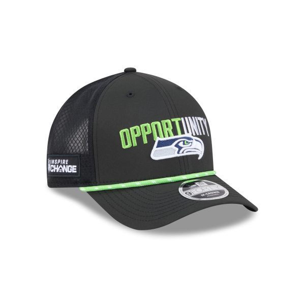 Seattle Seahawks 2025 Inspire Change 9FORTY M-Crown Snapback Hat
