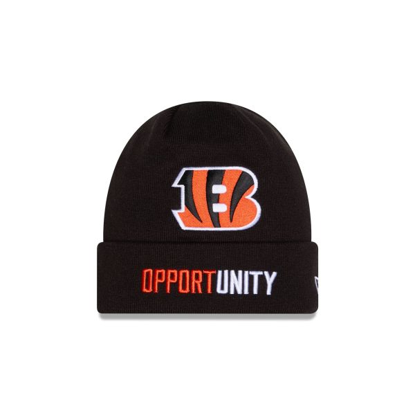 Cincinnati Bengals 2025 Inspire Change Beanie Hat