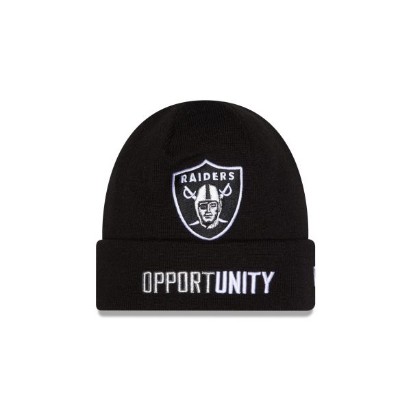 Las Vegas Raiders 2025 Inspire Change Beanie Hat