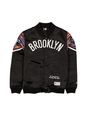Brooklyn Nets 2025 City Edition Black Jacket